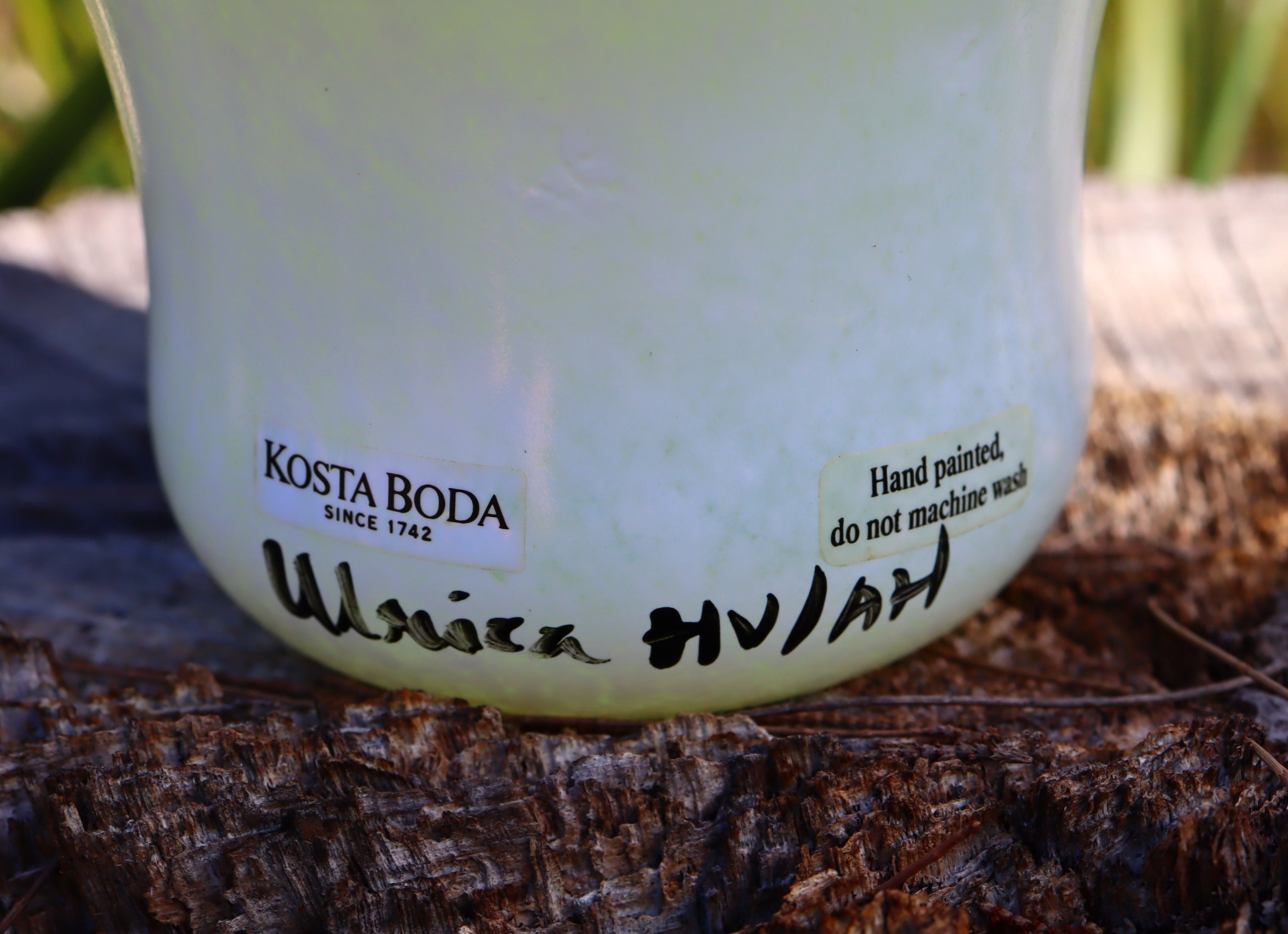 Kosta Boda by Ulrica Hydman Vallien "Open Minds" Signed