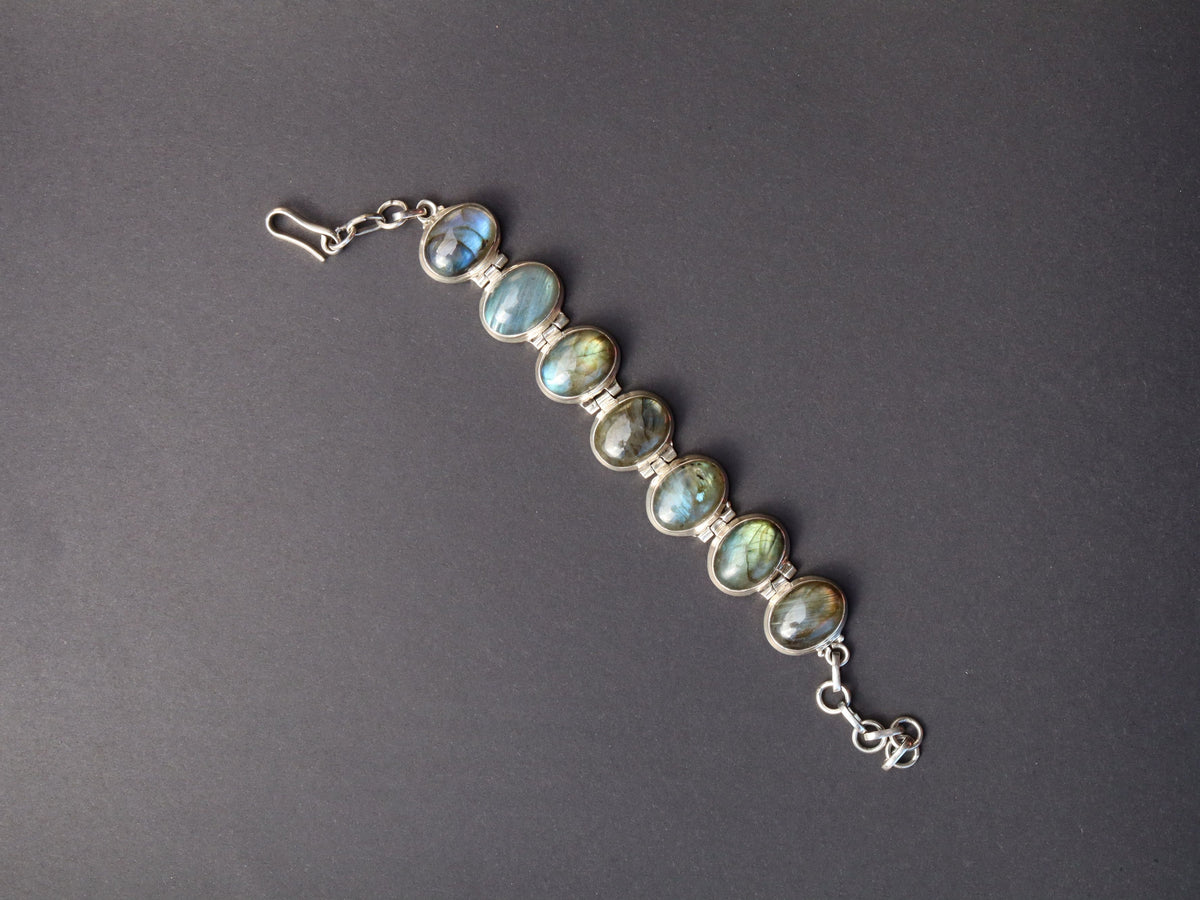 Labradorite in Sterling