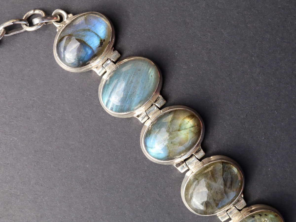 Labradorite in Sterling