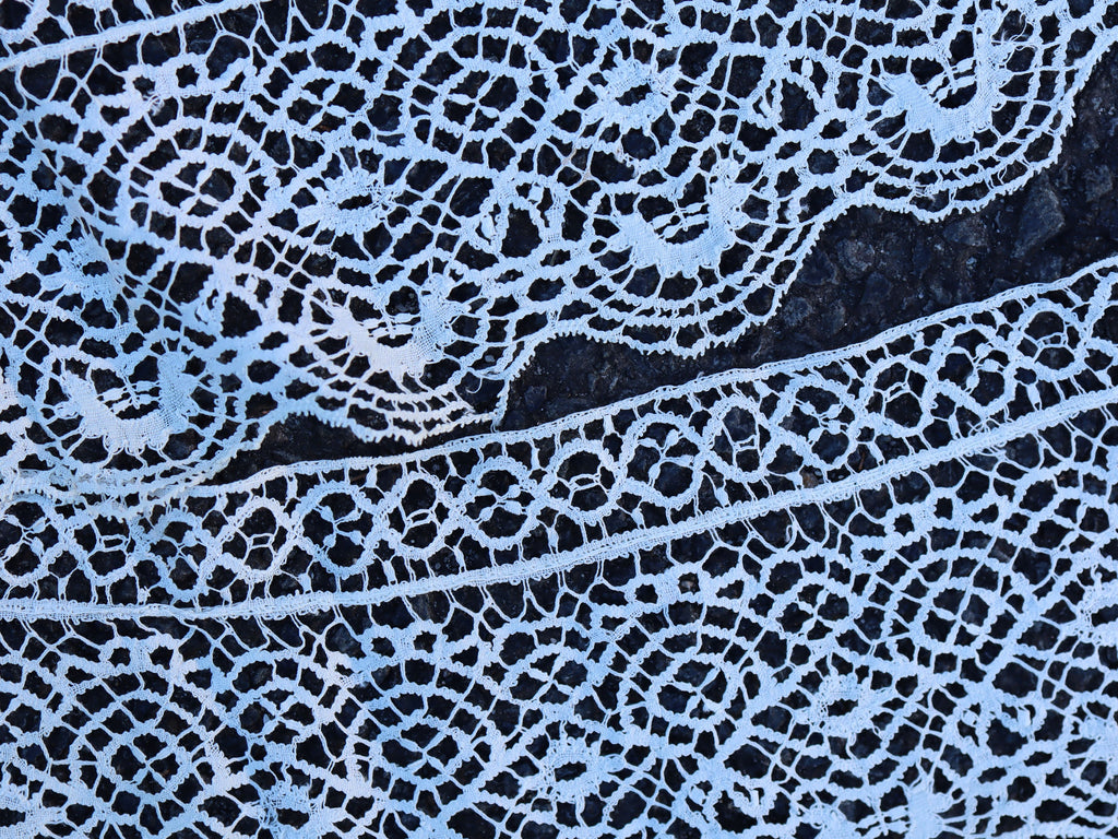 Antique Hand Worked Bobbin Lace c.1890