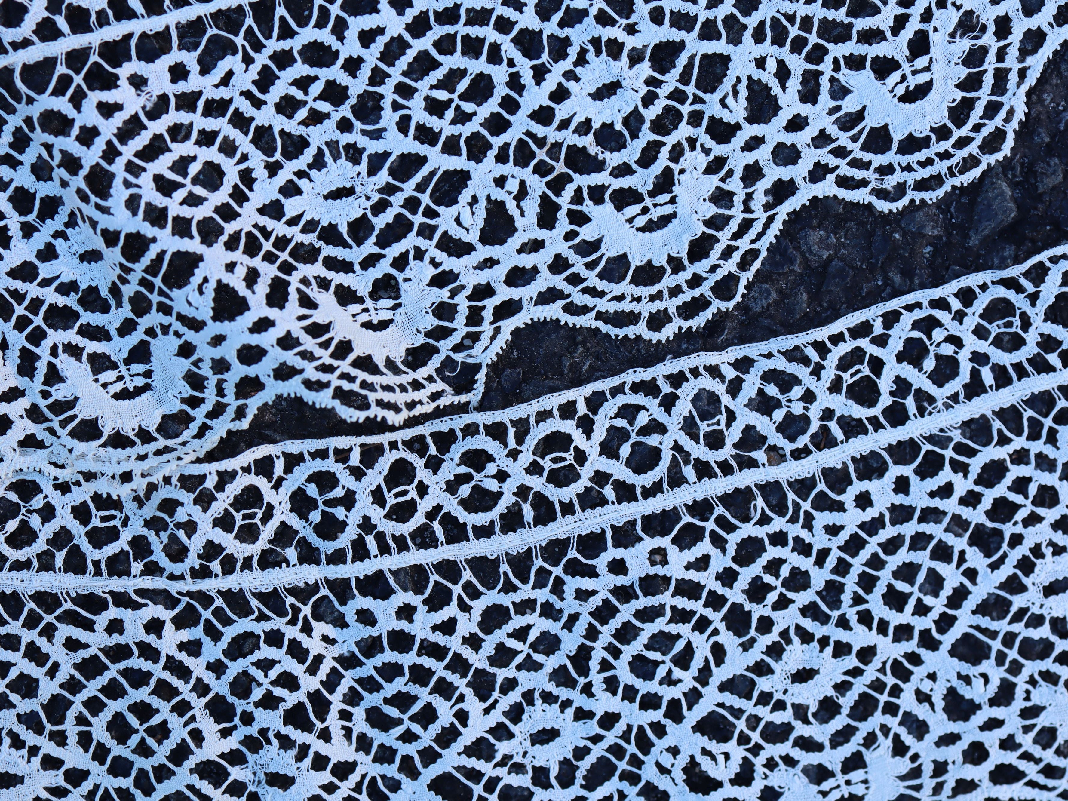 Antique Hand Worked Bobbin Lace c.1890