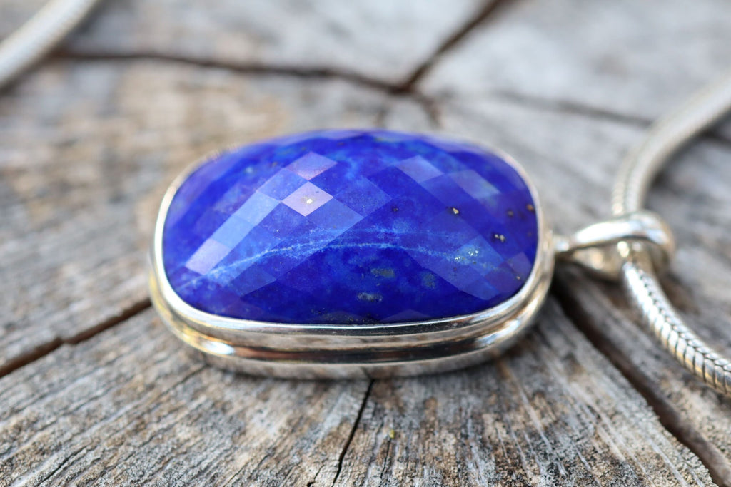 Lapis Lazuli Pendant in Sterling