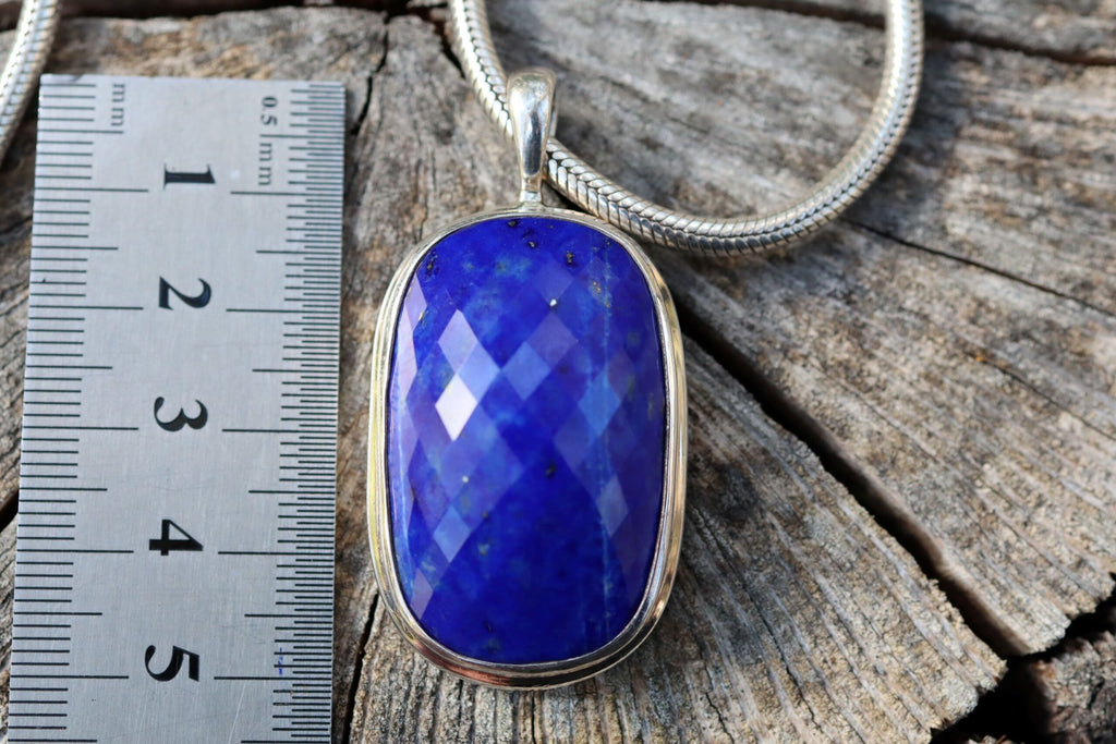 Lapis Lazuli Pendant in Sterling