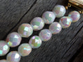 White Lustre Crystal Bead Necklace