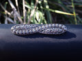 German Marcasite Infinity-style Brooch in Sterling Silver