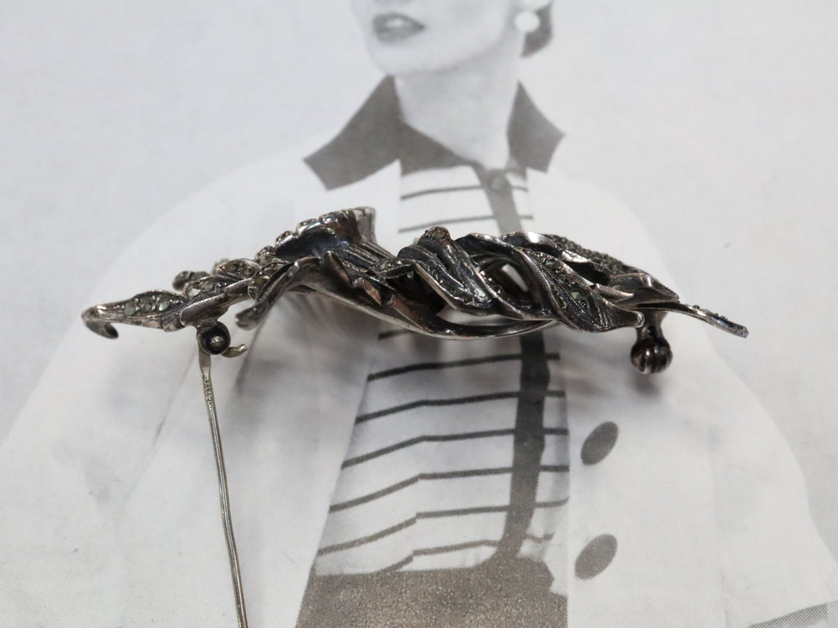 Marcasite Brooch in Sterling