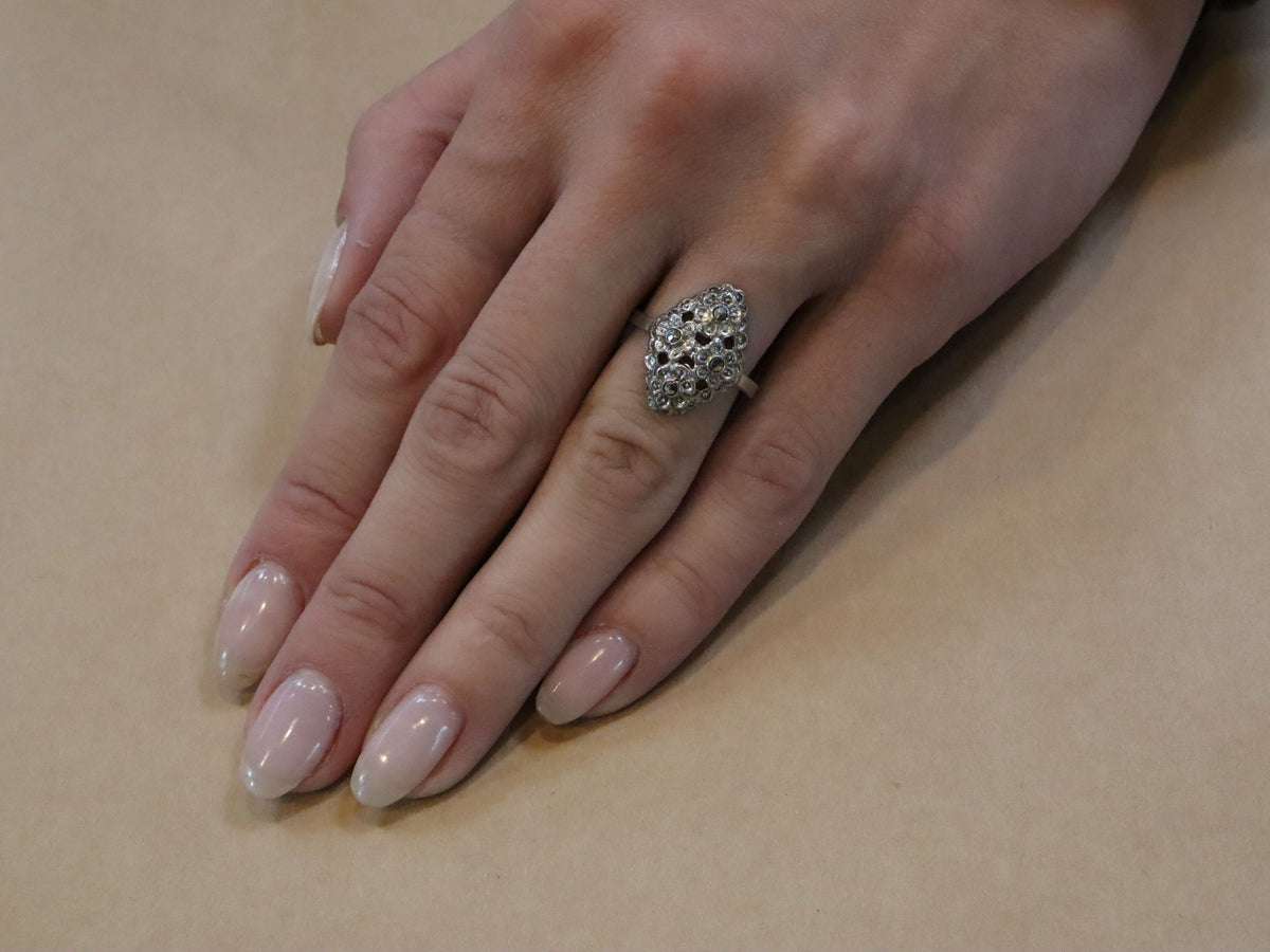 Marcasite Ring in Sterling Silver