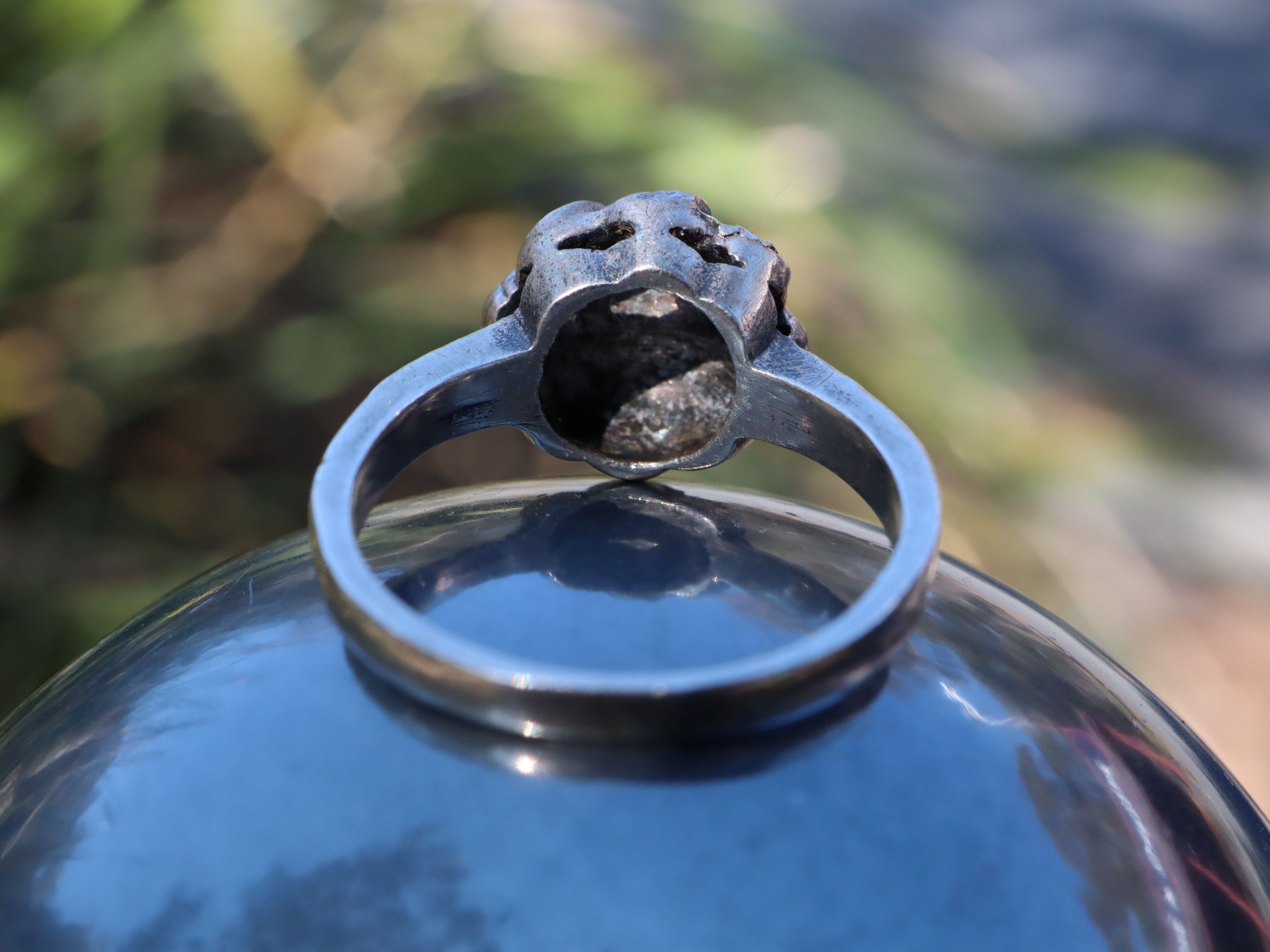 Sterling Silver Marcasite Ring c.1930
