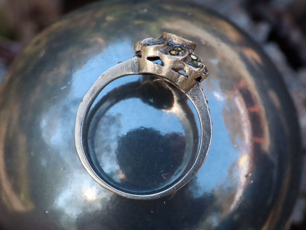 Sterling Silver Marcasite Ring c.1930