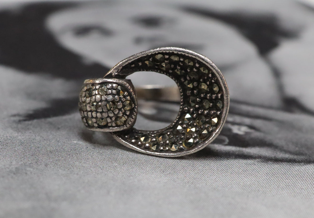 Marcasite Ring in Sterling