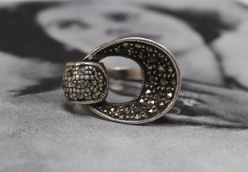 Marcasite Ring in Sterling