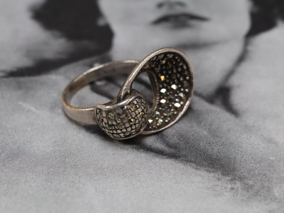 Marcasite Ring in Sterling