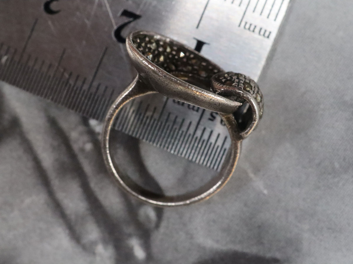 Marcasite Ring in Sterling
