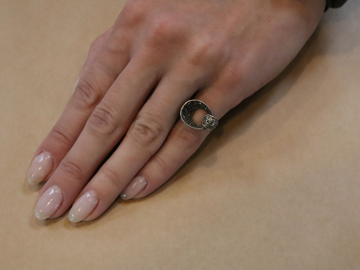 Marcasite Ring in Sterling