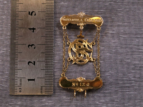 Masonic Order of the Eastern Star in 9ct Gold