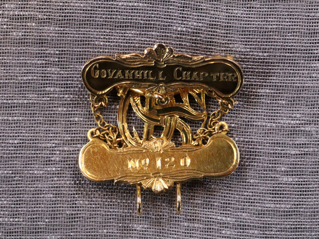 Masonic Order of the Eastern Star in 9ct Gold