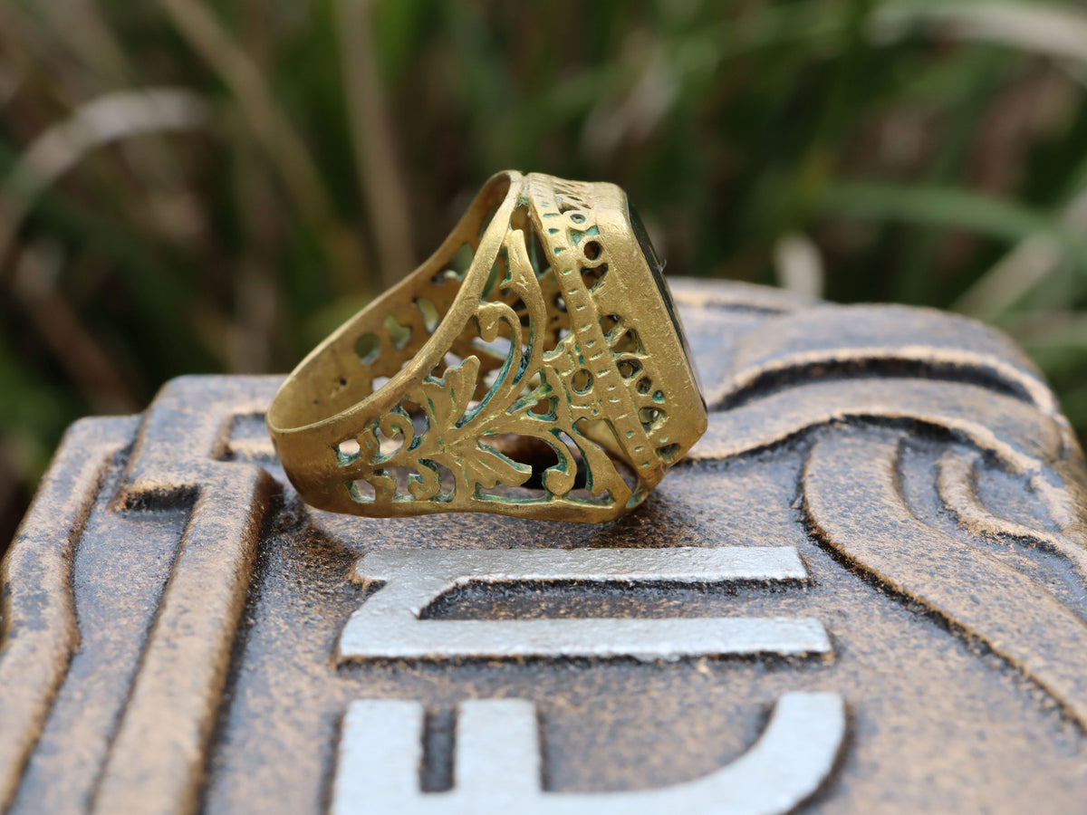 Brass Masonic Ring