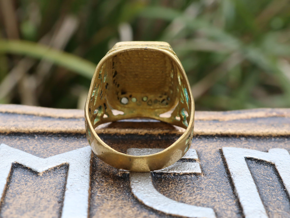 Brass Masonic Ring