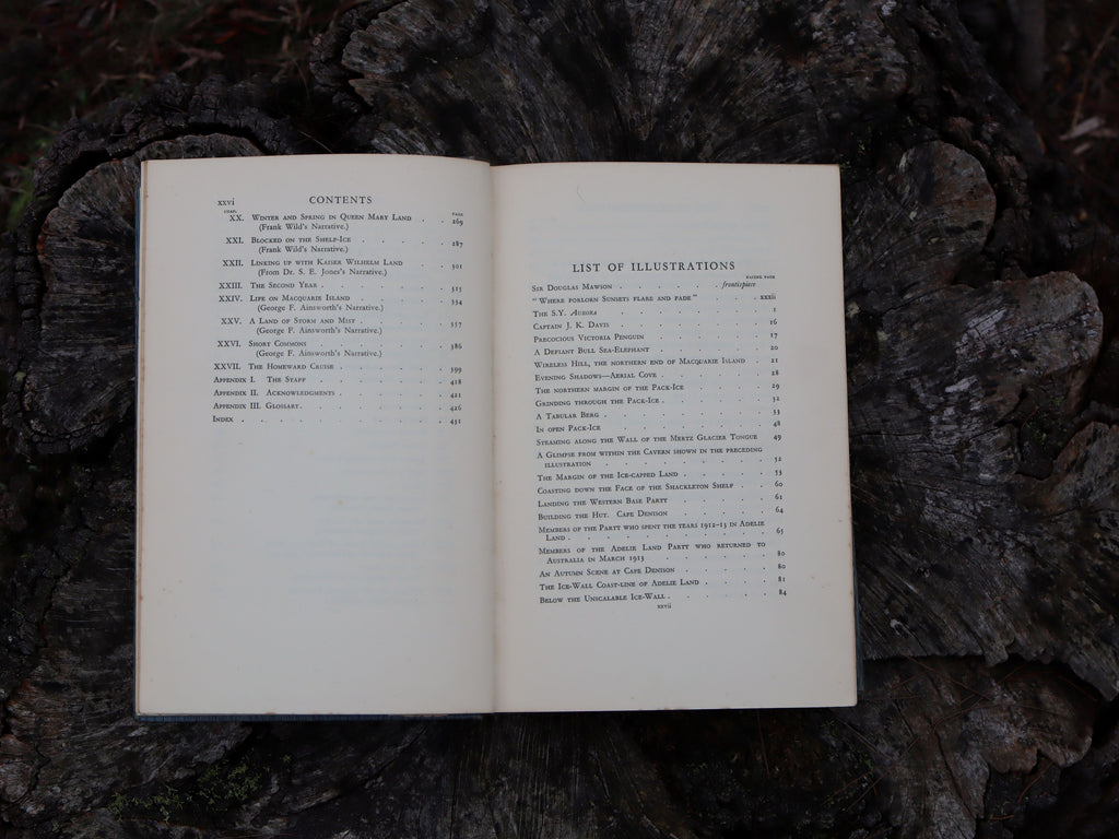 The Home of the Blizzard by Sir Douglas Mawson, First Edition