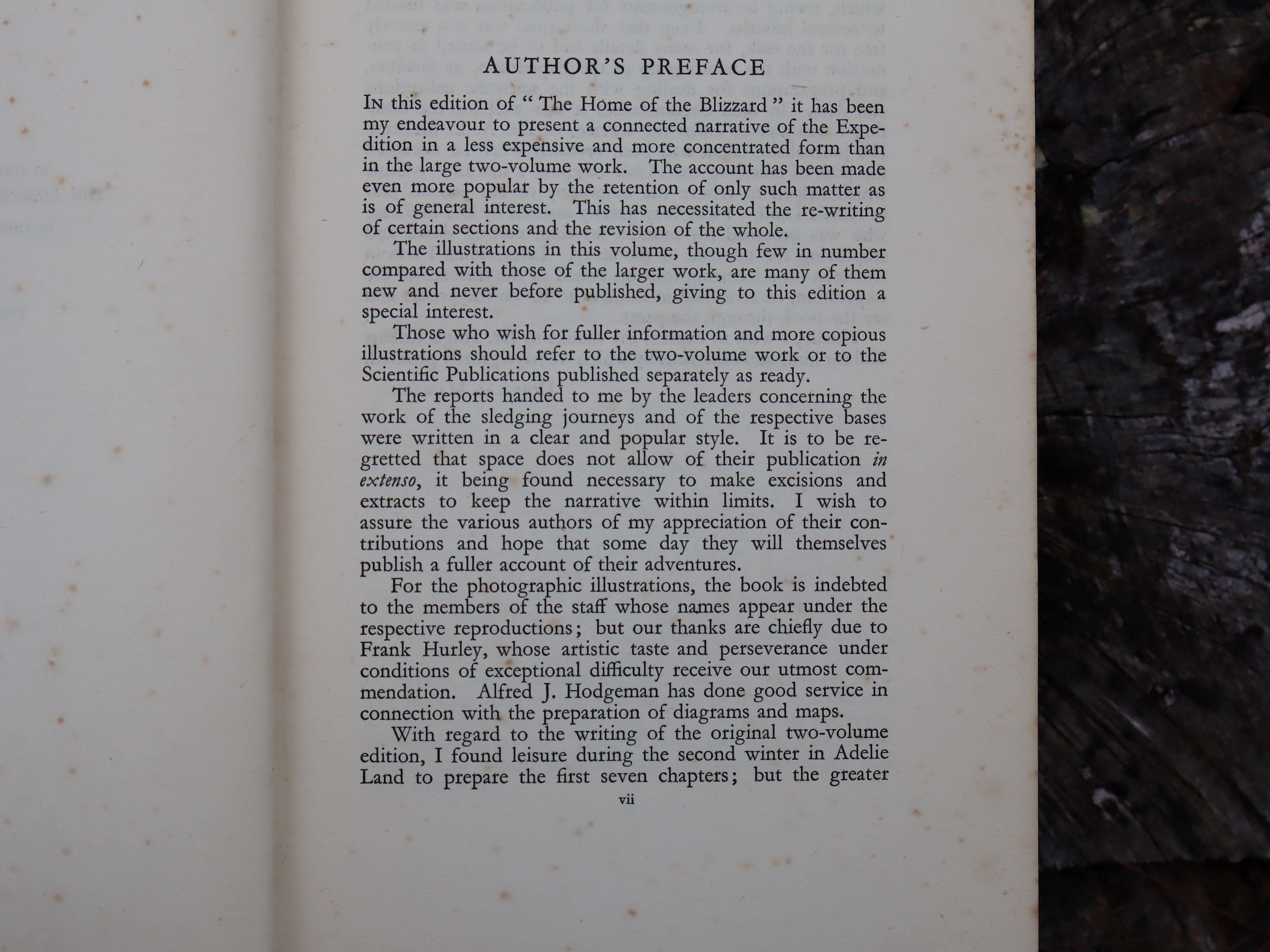 The Home of the Blizzard by Sir Douglas Mawson, First Edition