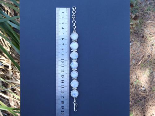 Moonstone Bracelet in Sterling