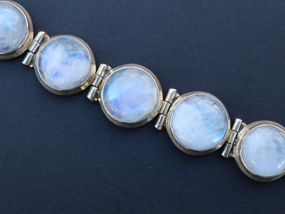 Moonstone Bracelet in Sterling