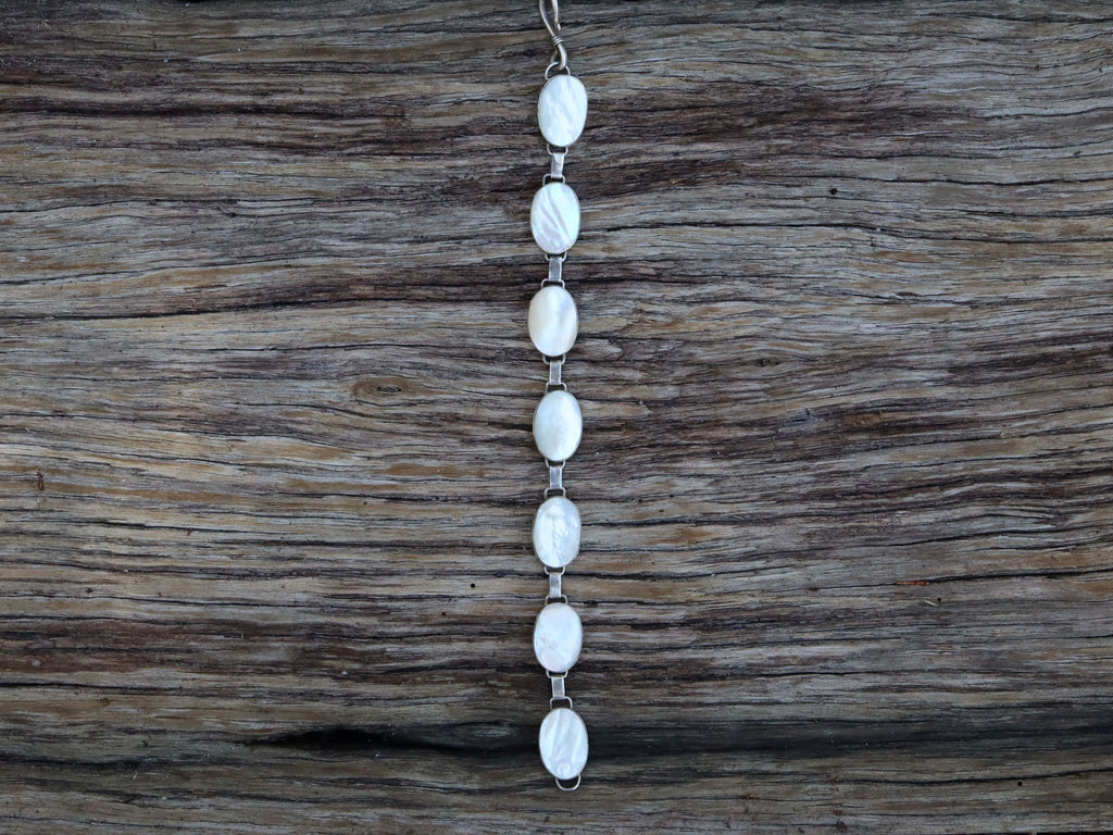 Mother of Pearl Bracelet in Sterling