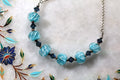 Murano Glass Necklace in Sterling Silver