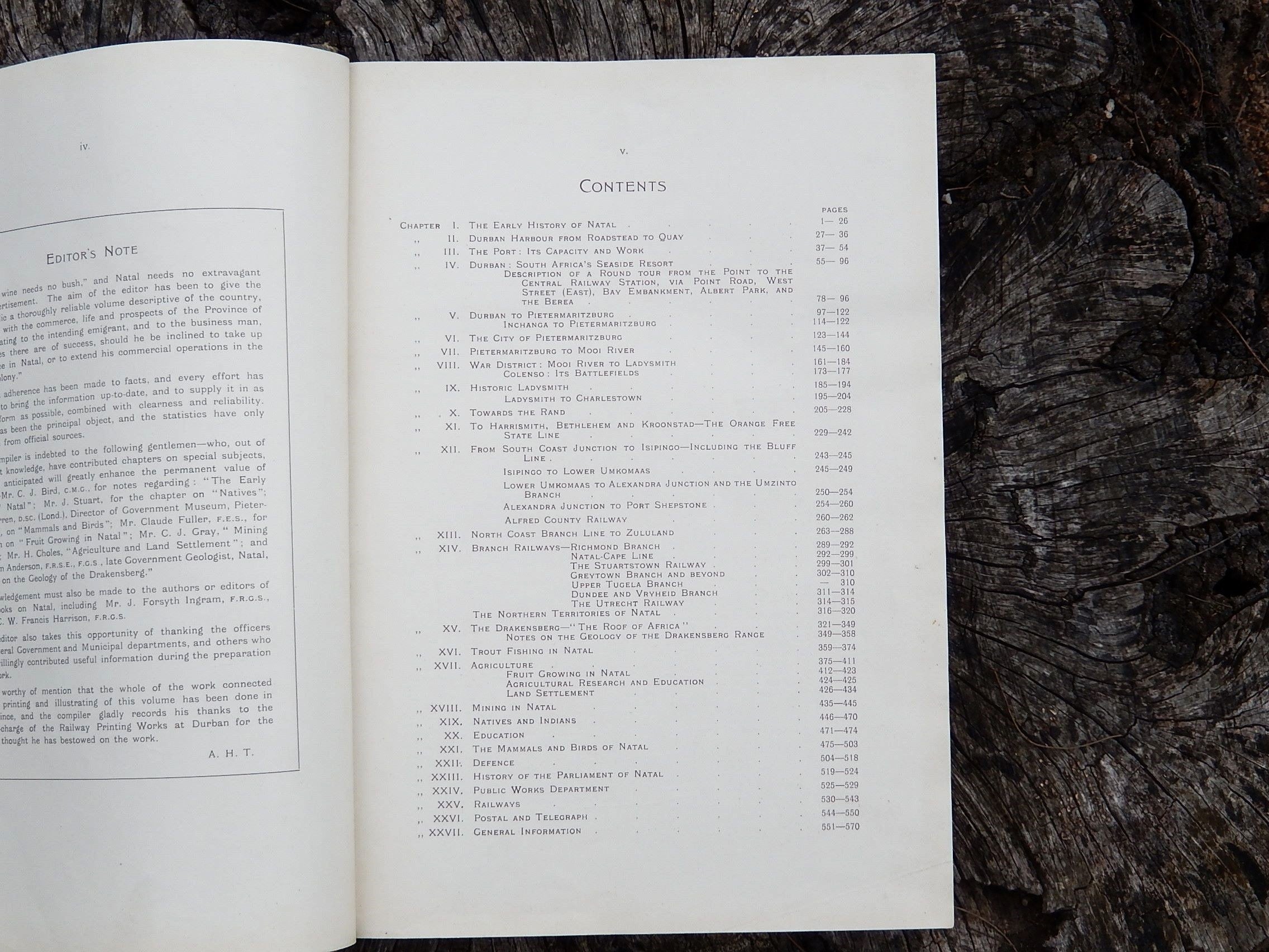 Natal Province Descriptive Guide and Official Hand-Book 1911