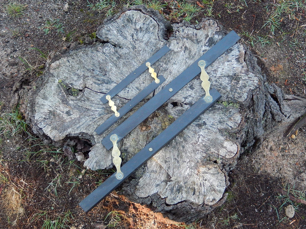 Navigation Parallel Ruler made of ebonized wood c.1900