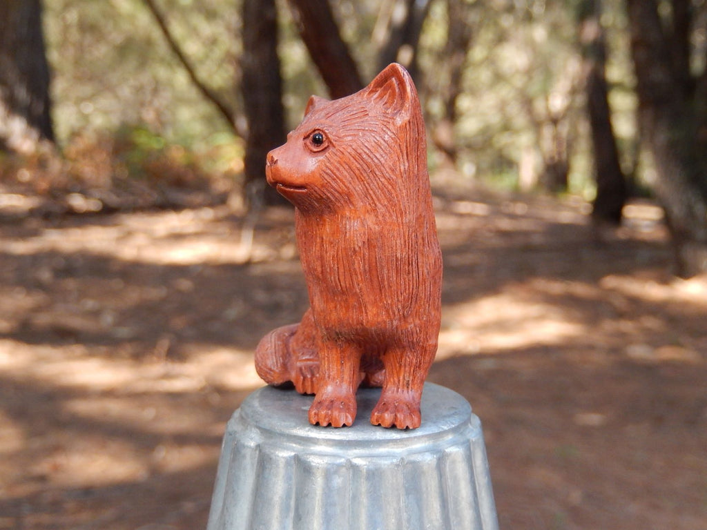 Signed Fruitwood Netsuke