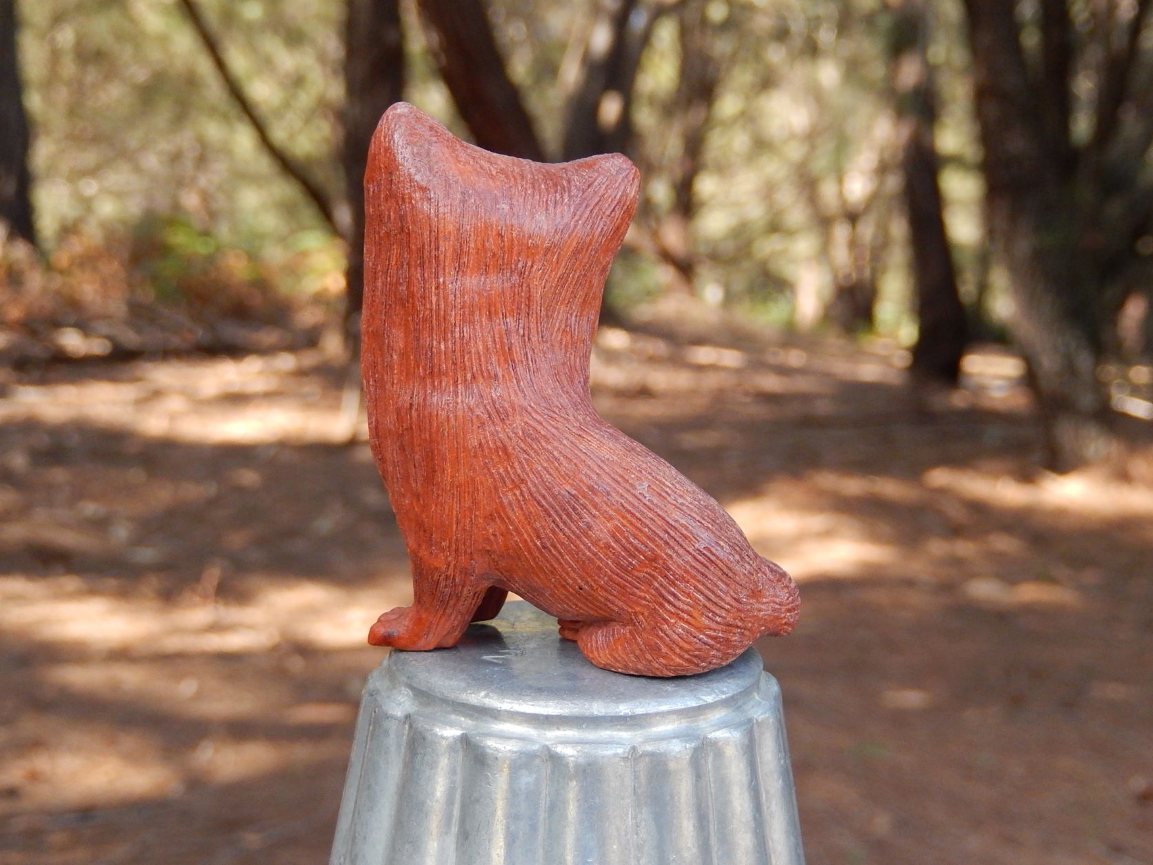 Signed Fruitwood Netsuke