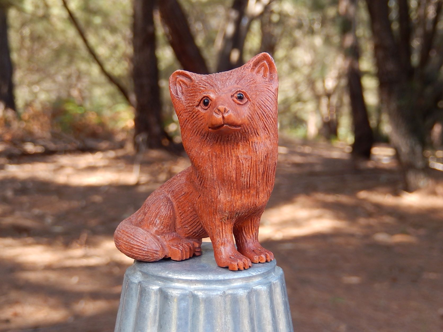 Signed Fruitwood Netsuke