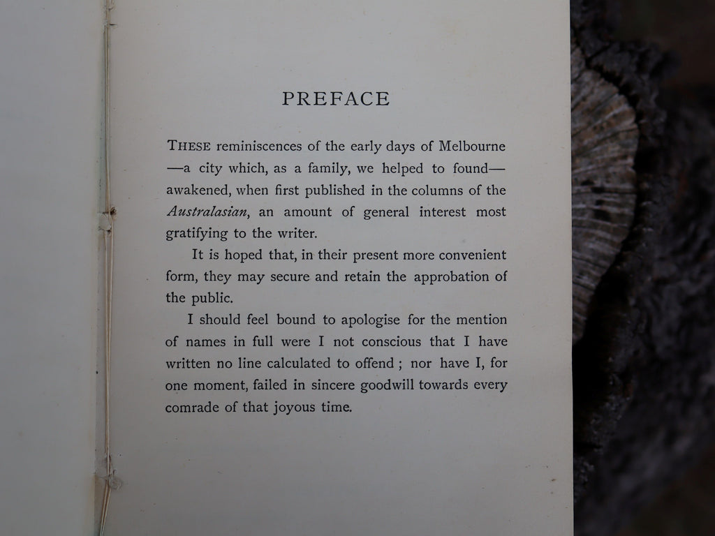 Old Melbourne Memories by Rolf Boldrewood 1896