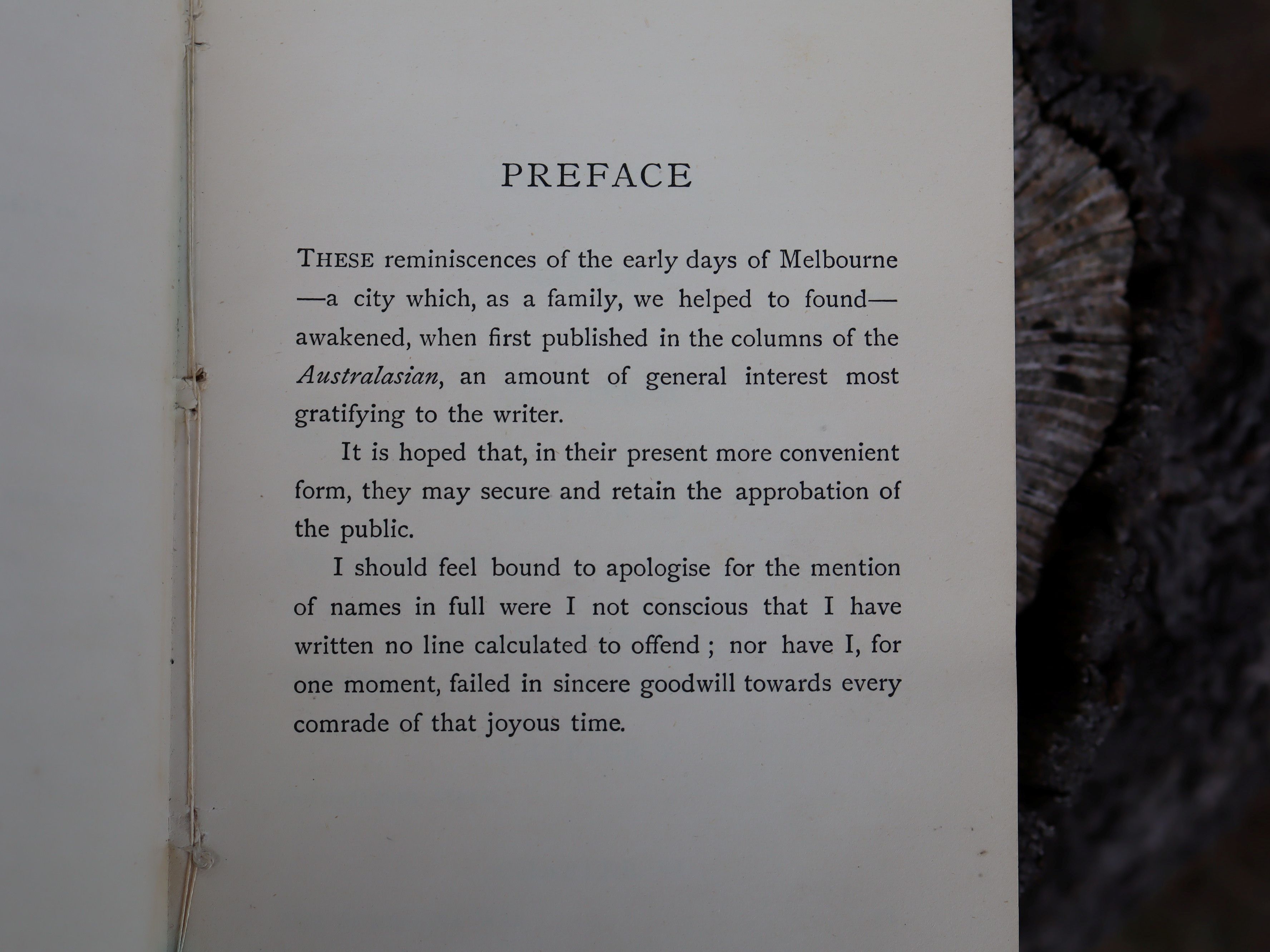 Old Melbourne Memories by Rolf Boldrewood 1896