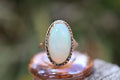 Solid Opal Ring in 9ct Rose Gold c.1930