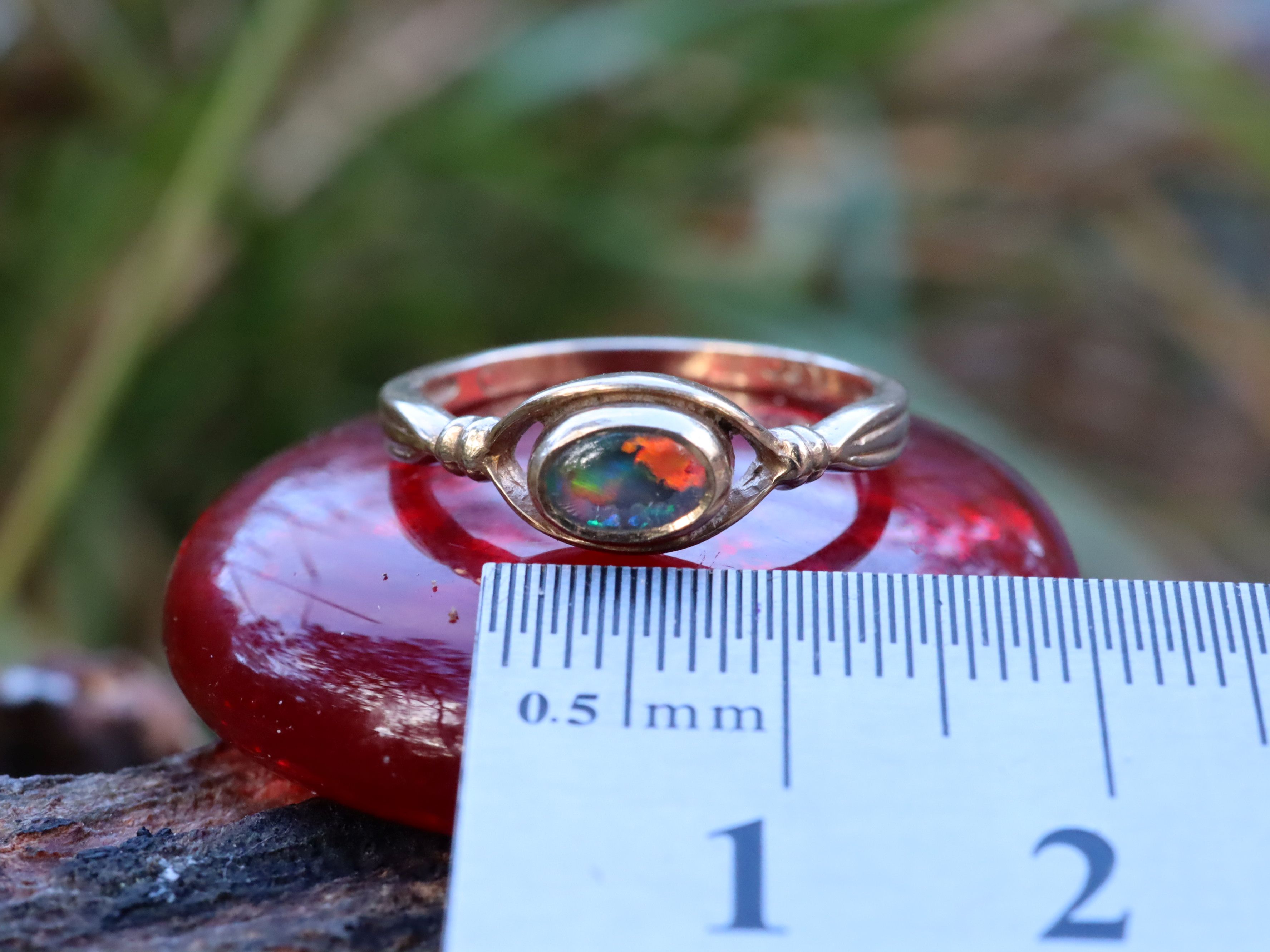 Opal Doublet in 9ct