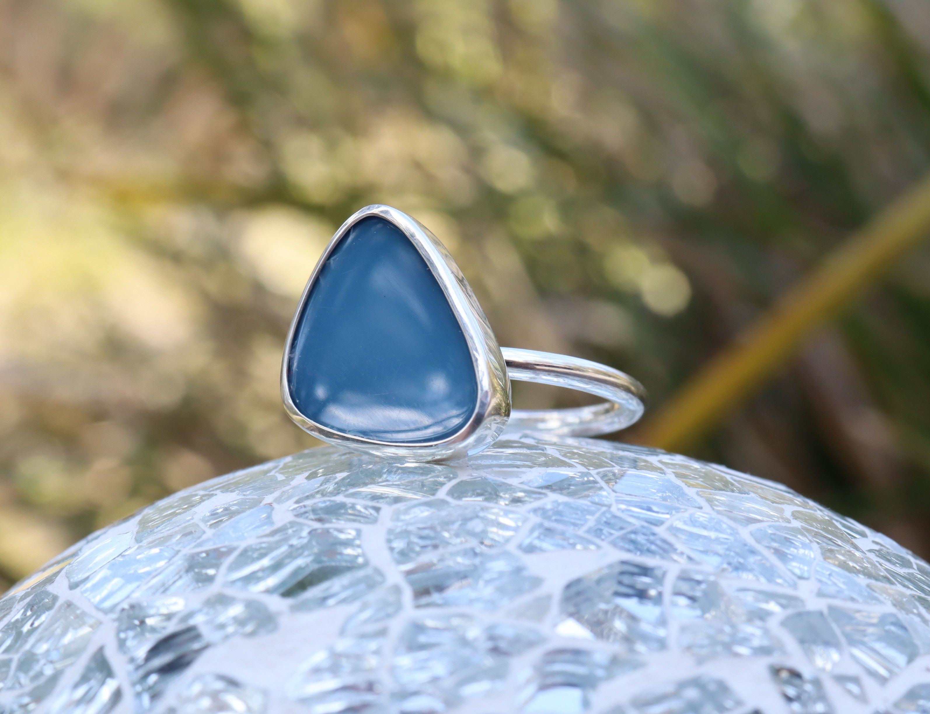 Opal in Sterling Silver Ring