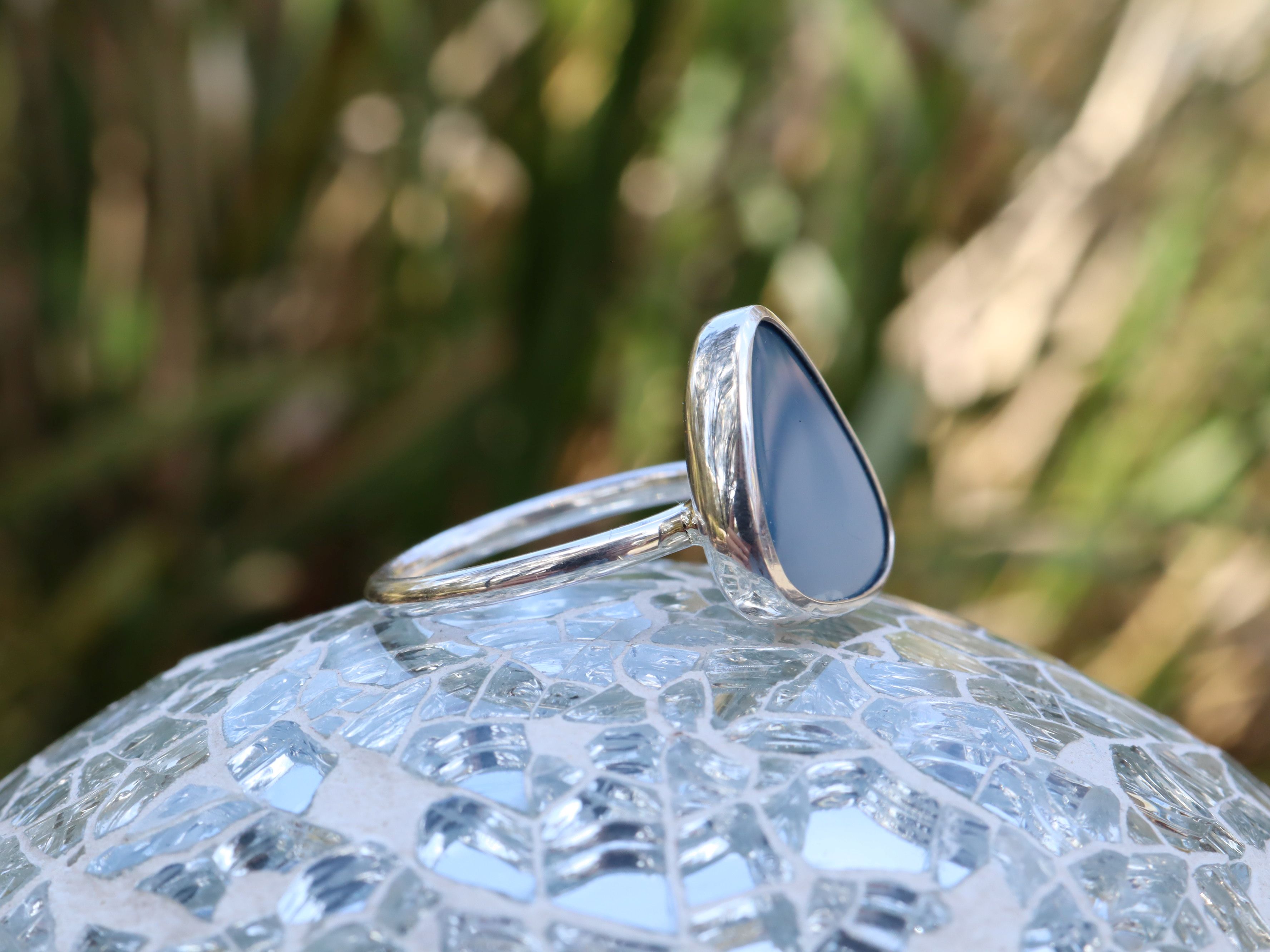 Opal in Sterling Silver Ring