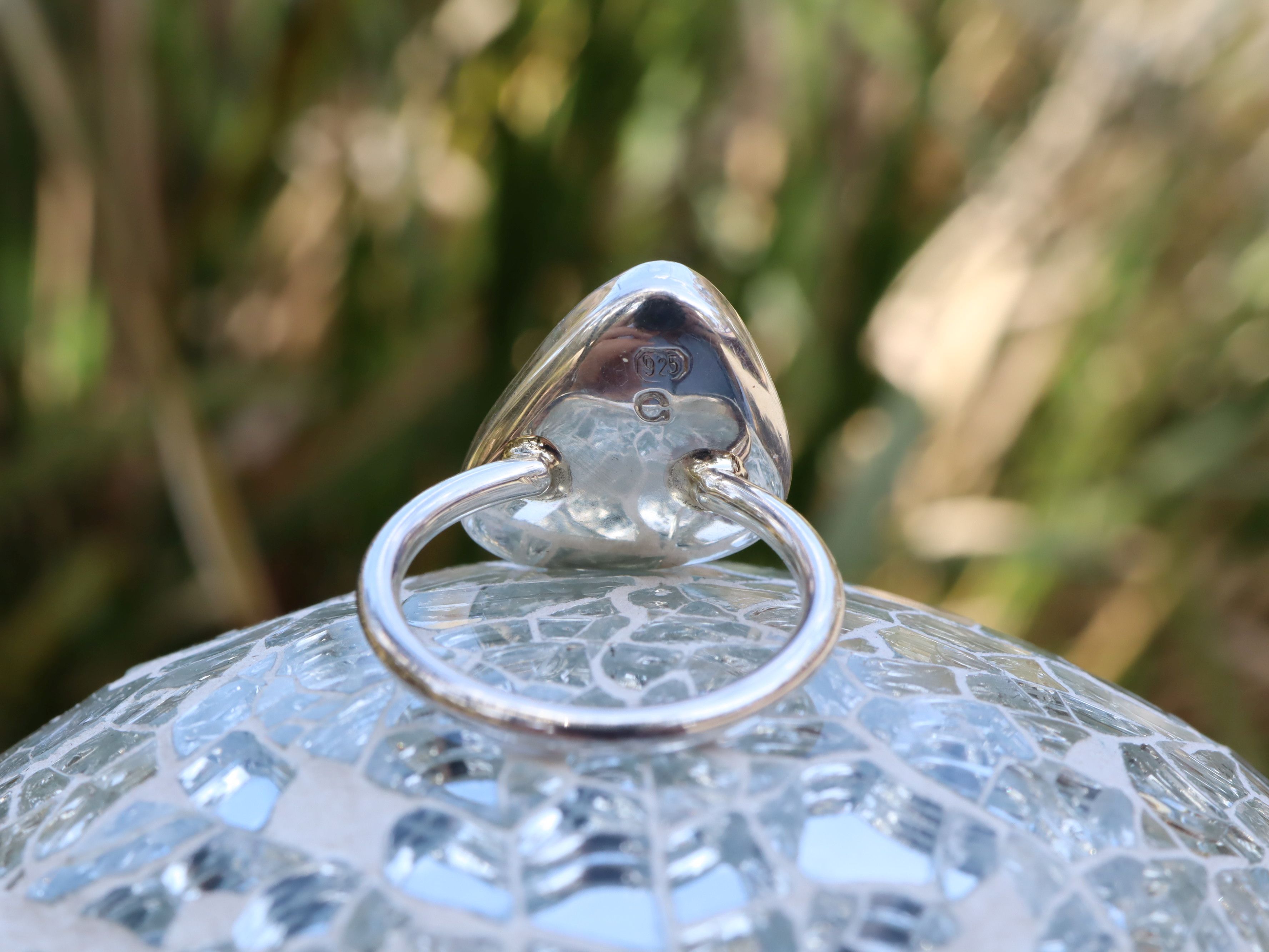 Opal in Sterling Silver Ring