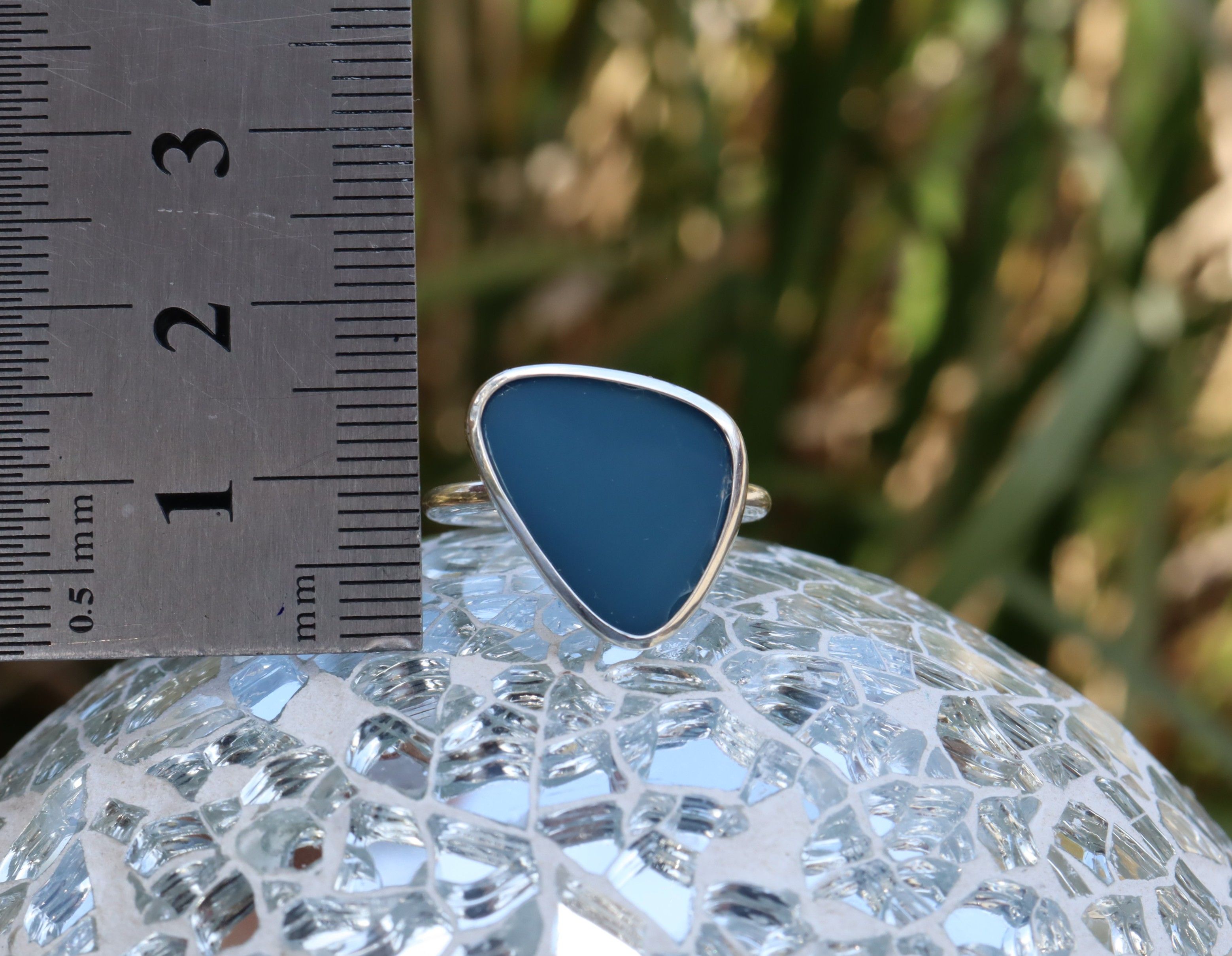 Opal in Sterling Silver Ring