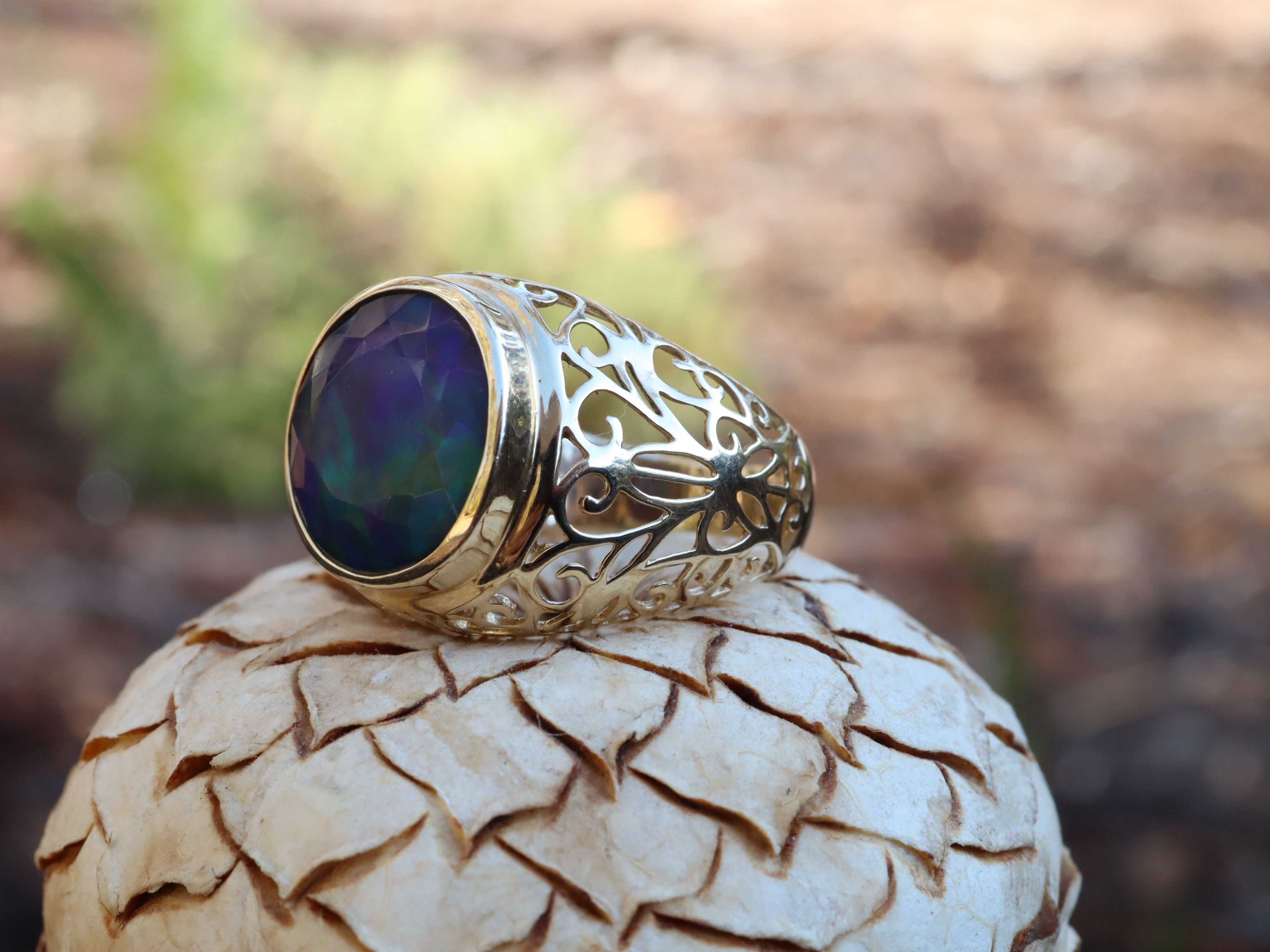 Opal in 14ct Gold Ring