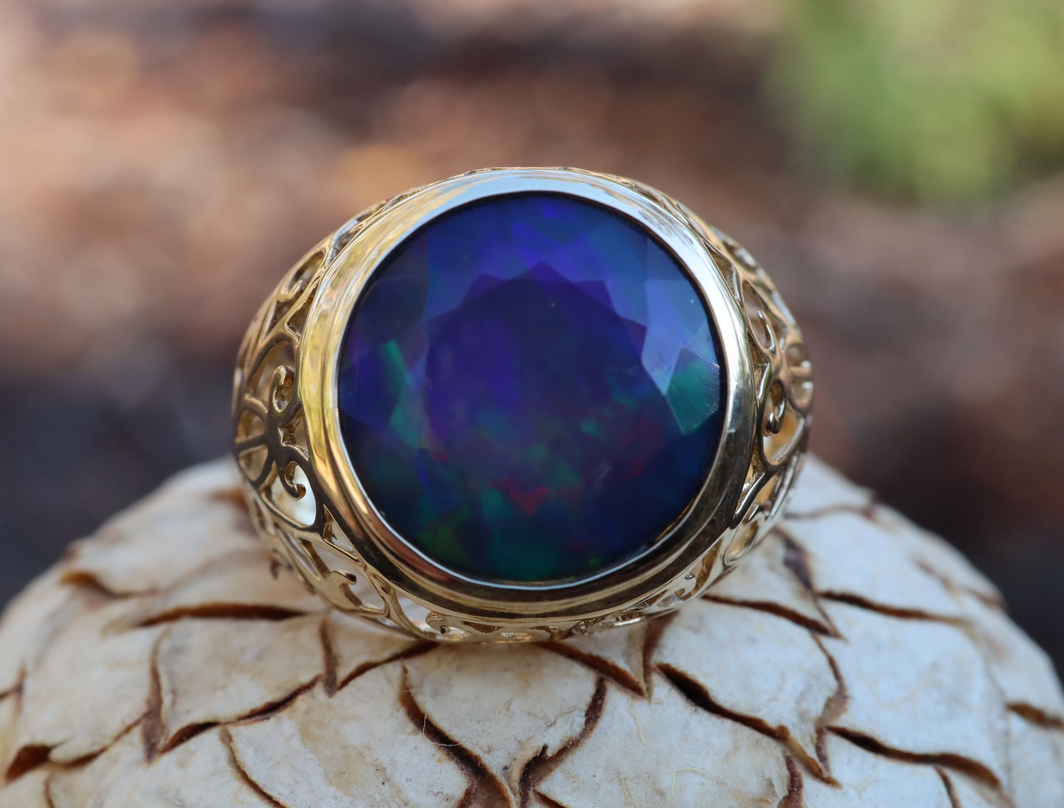 Opal in 14ct Gold Ring
