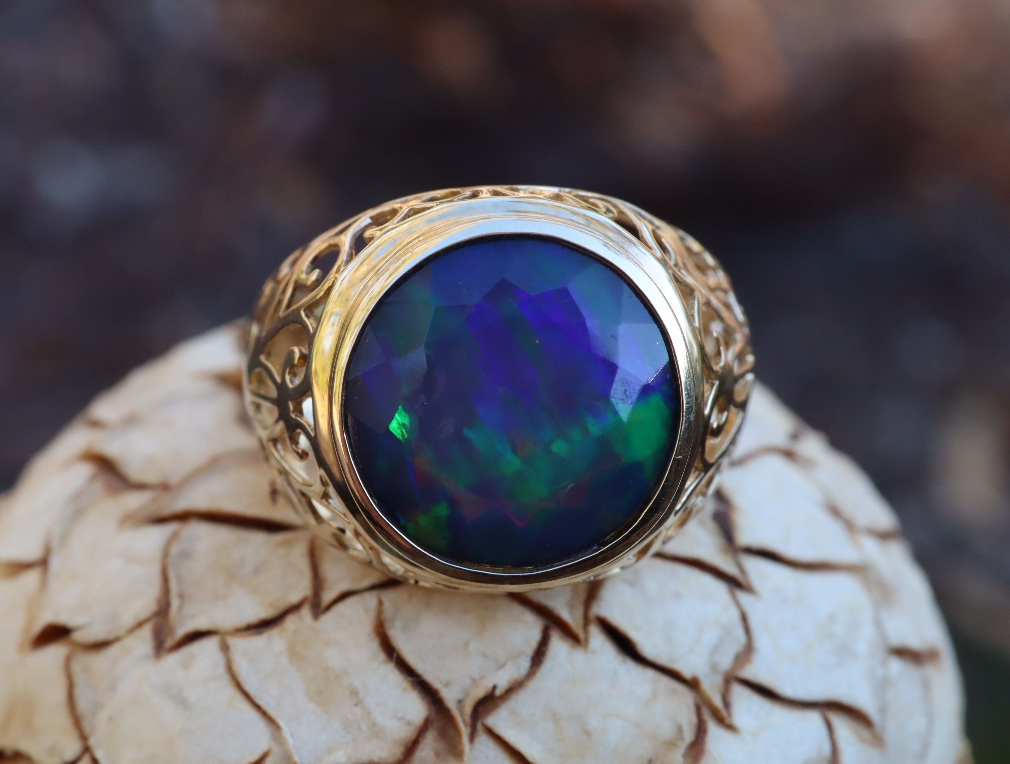 Opal in 14ct Gold Ring