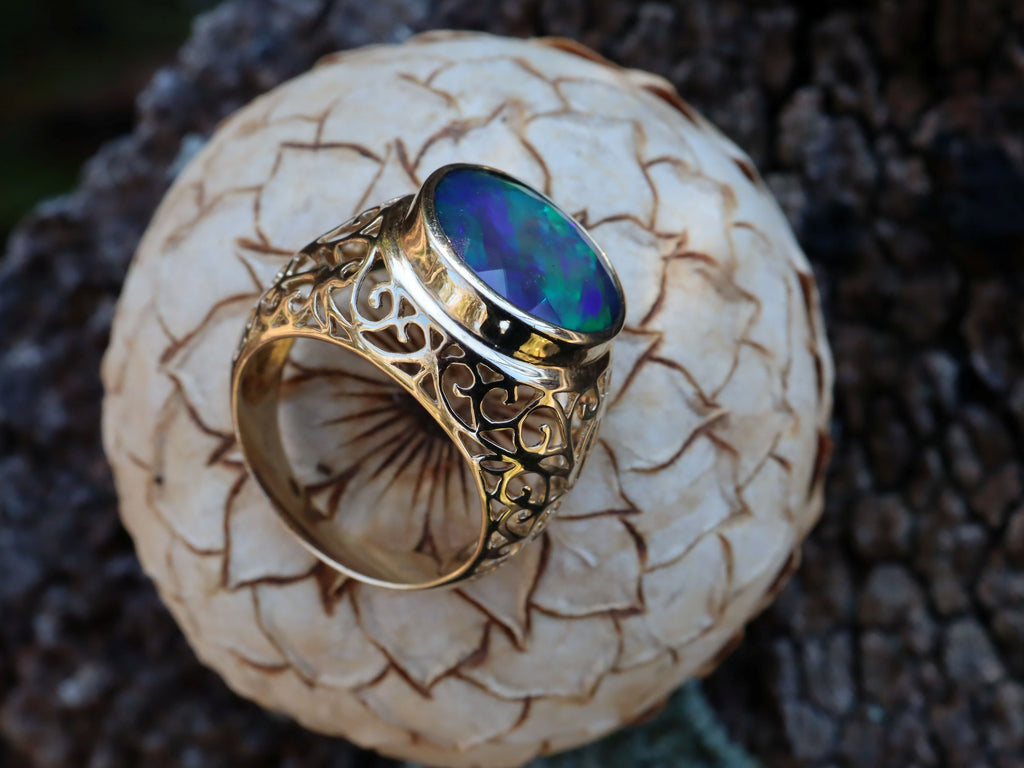 Opal in 14ct Gold Ring