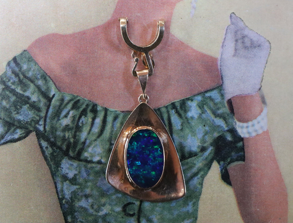 Fire Opal in 10ct Gold