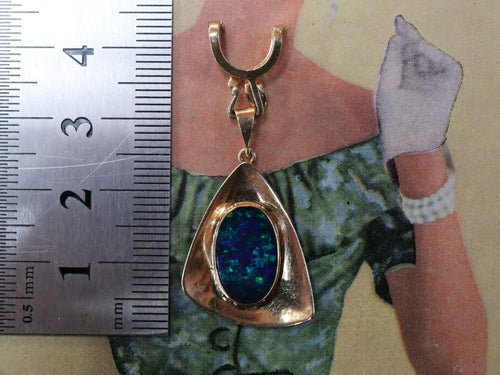 Fire Opal in 10ct Gold