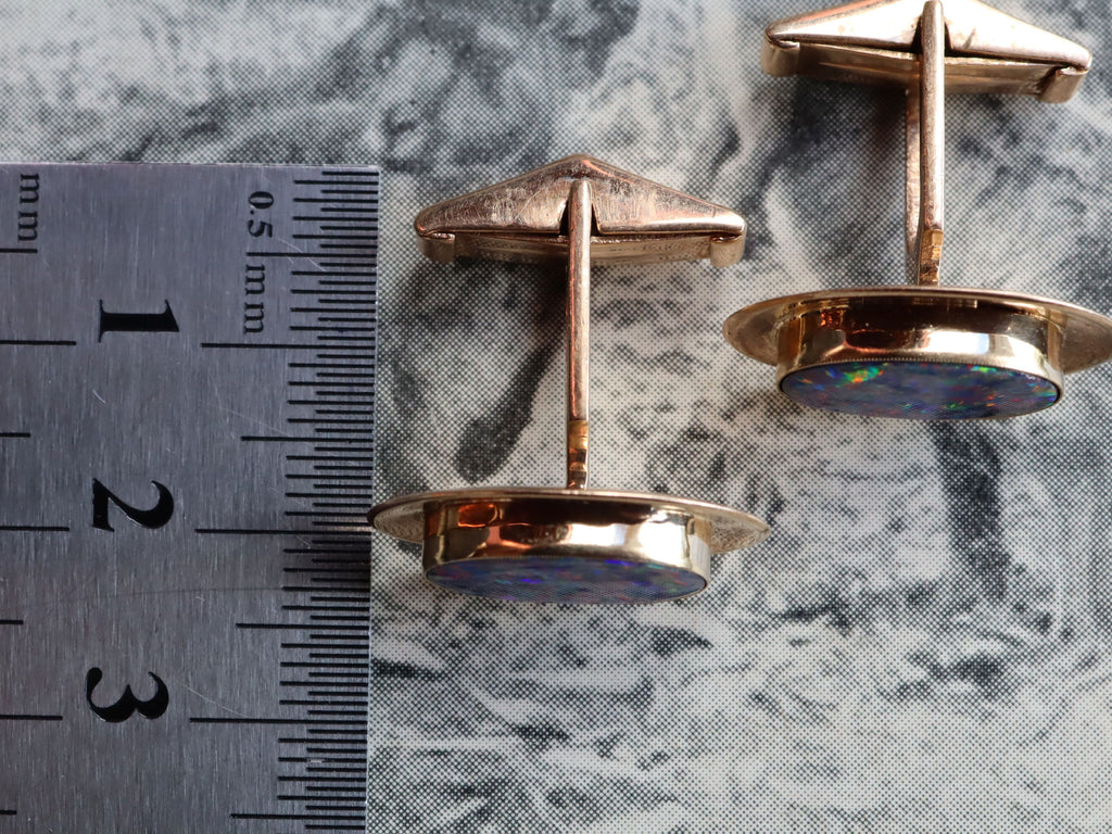 Opal Cufflinks in 9ct Gold
