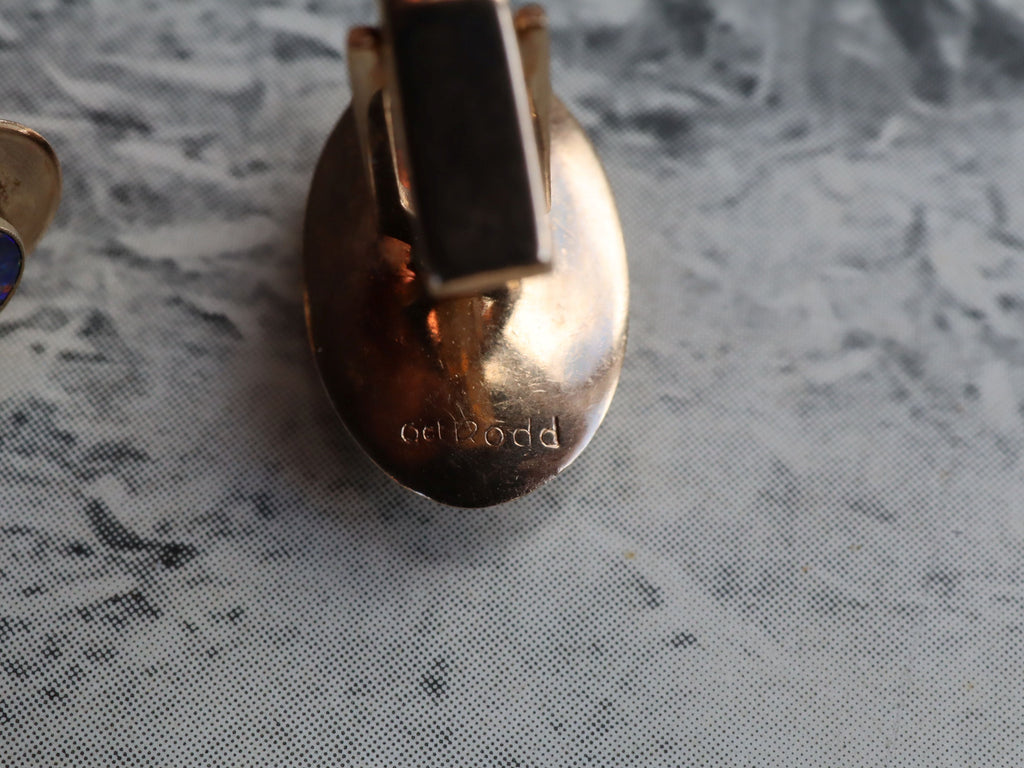 Opal Cufflinks in 9ct Gold