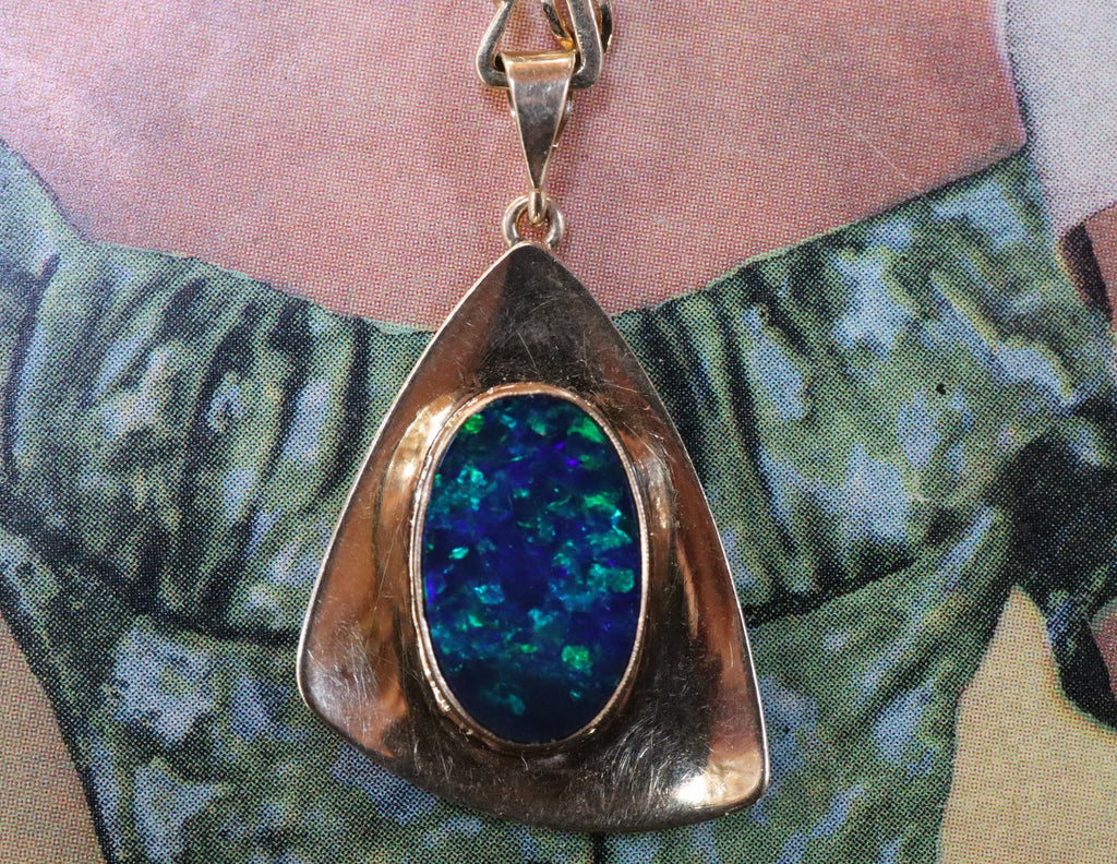 Fire Opal in 10ct Gold